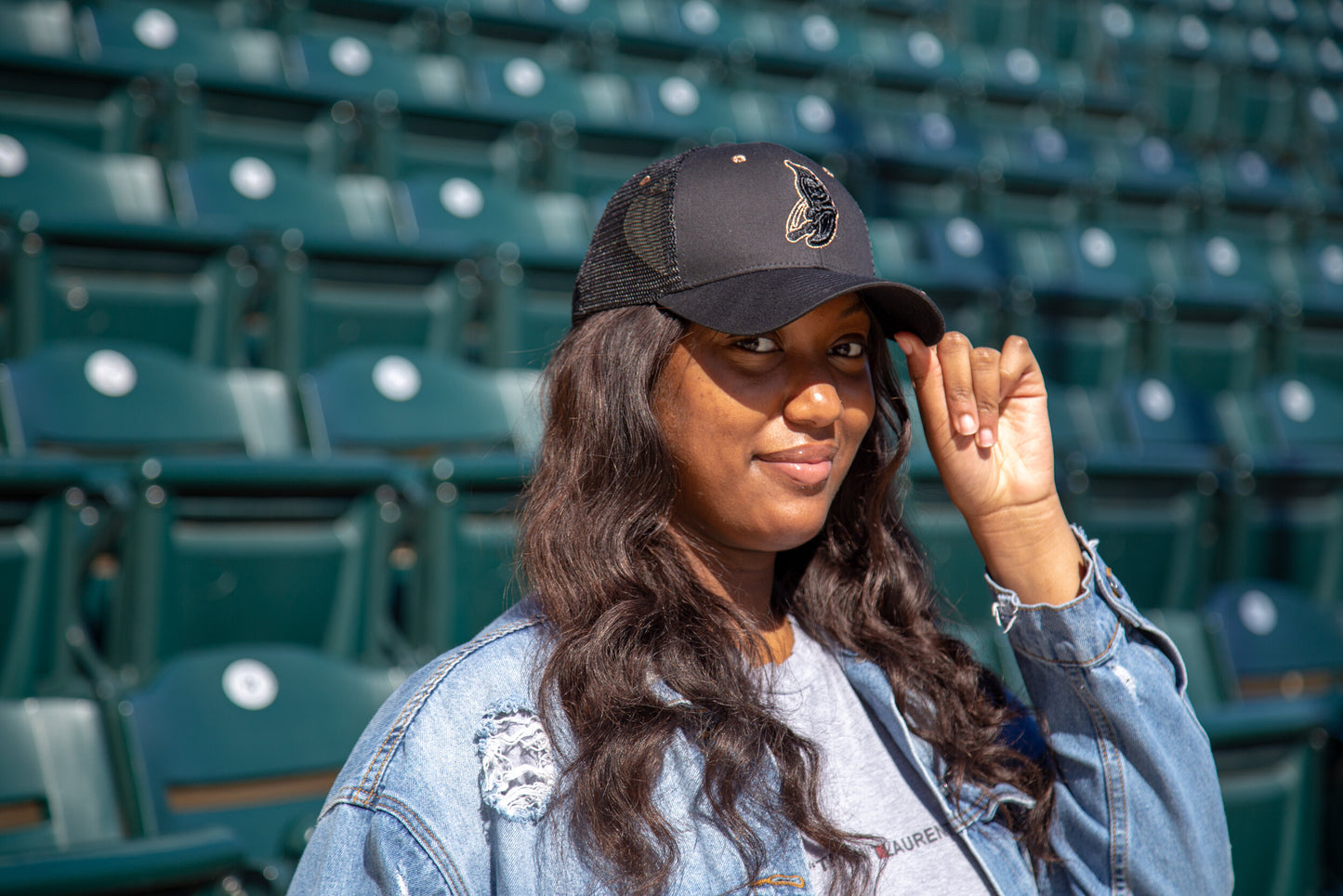Rose Gold Snap Back