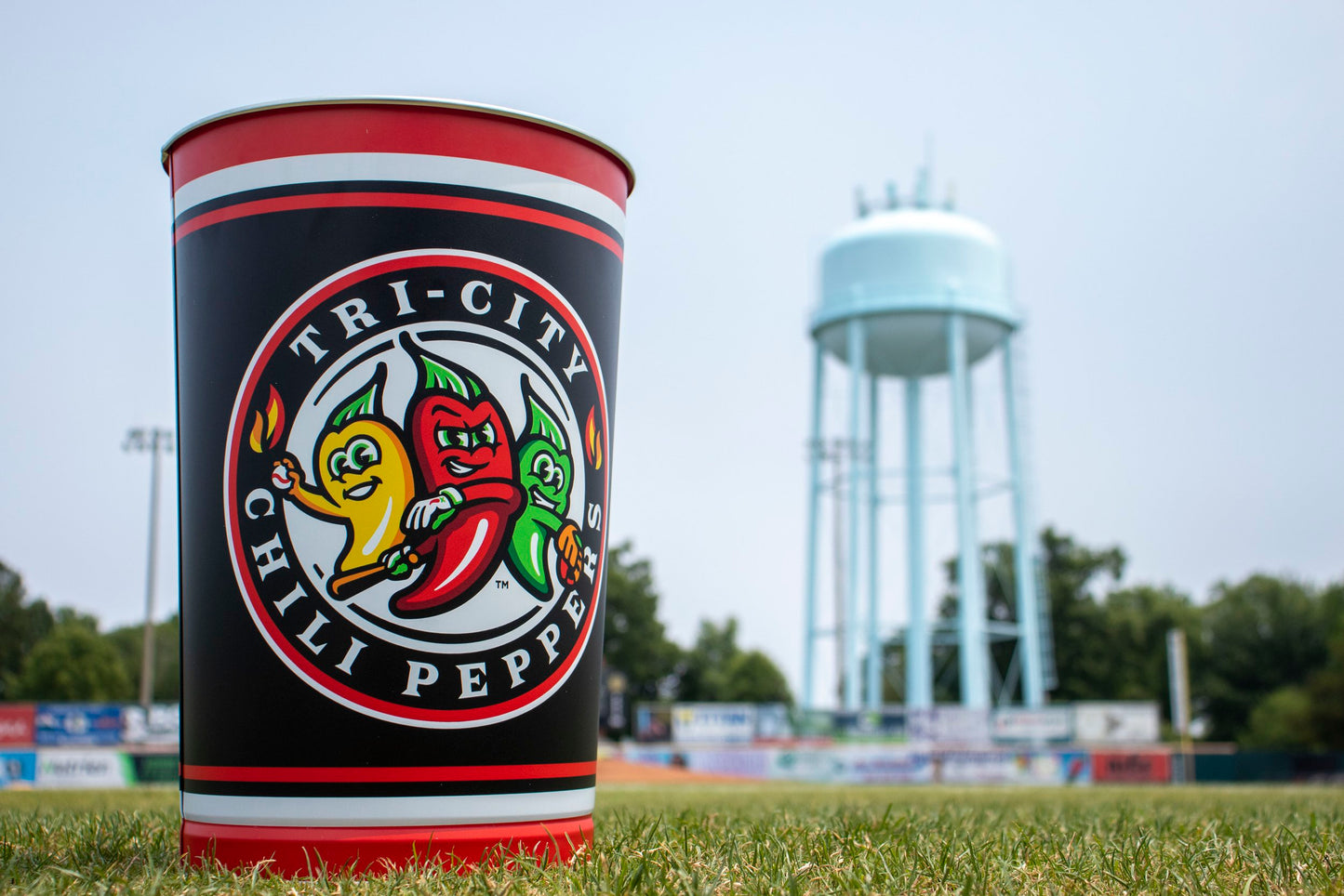 Tri-City Chili Peppers Waste Basket