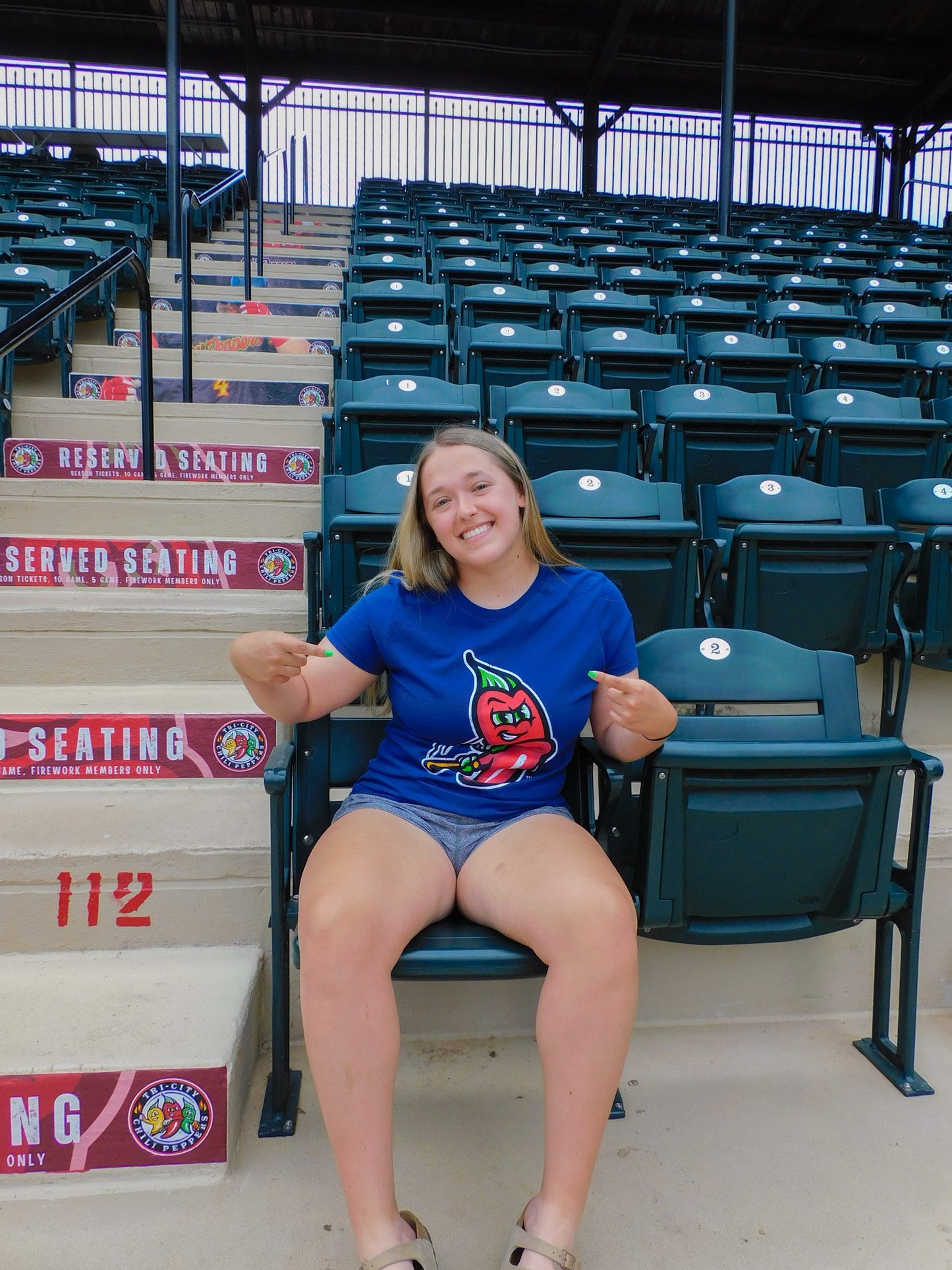 Tri-City Chili Pepper Women's Cut Navy T-shirt