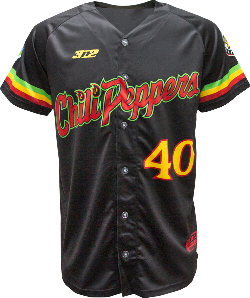 Kids Black Chili Peppers Jersey