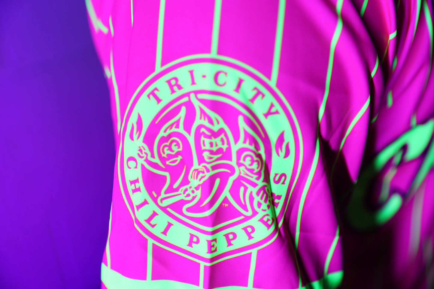 Cosmic Baseball Jersey - Pink Button Down