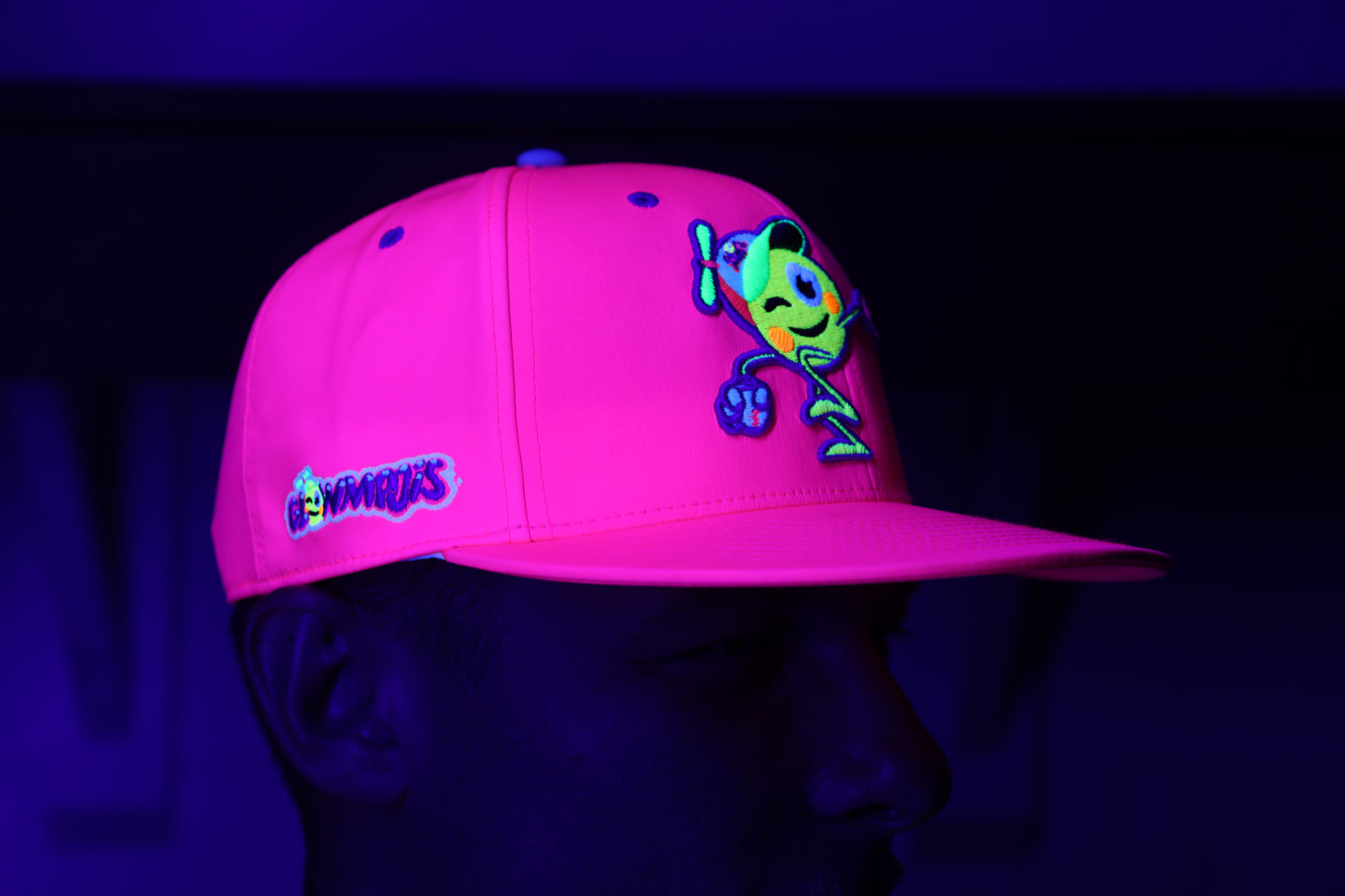Glow Mojis Pink Game Day Hat
