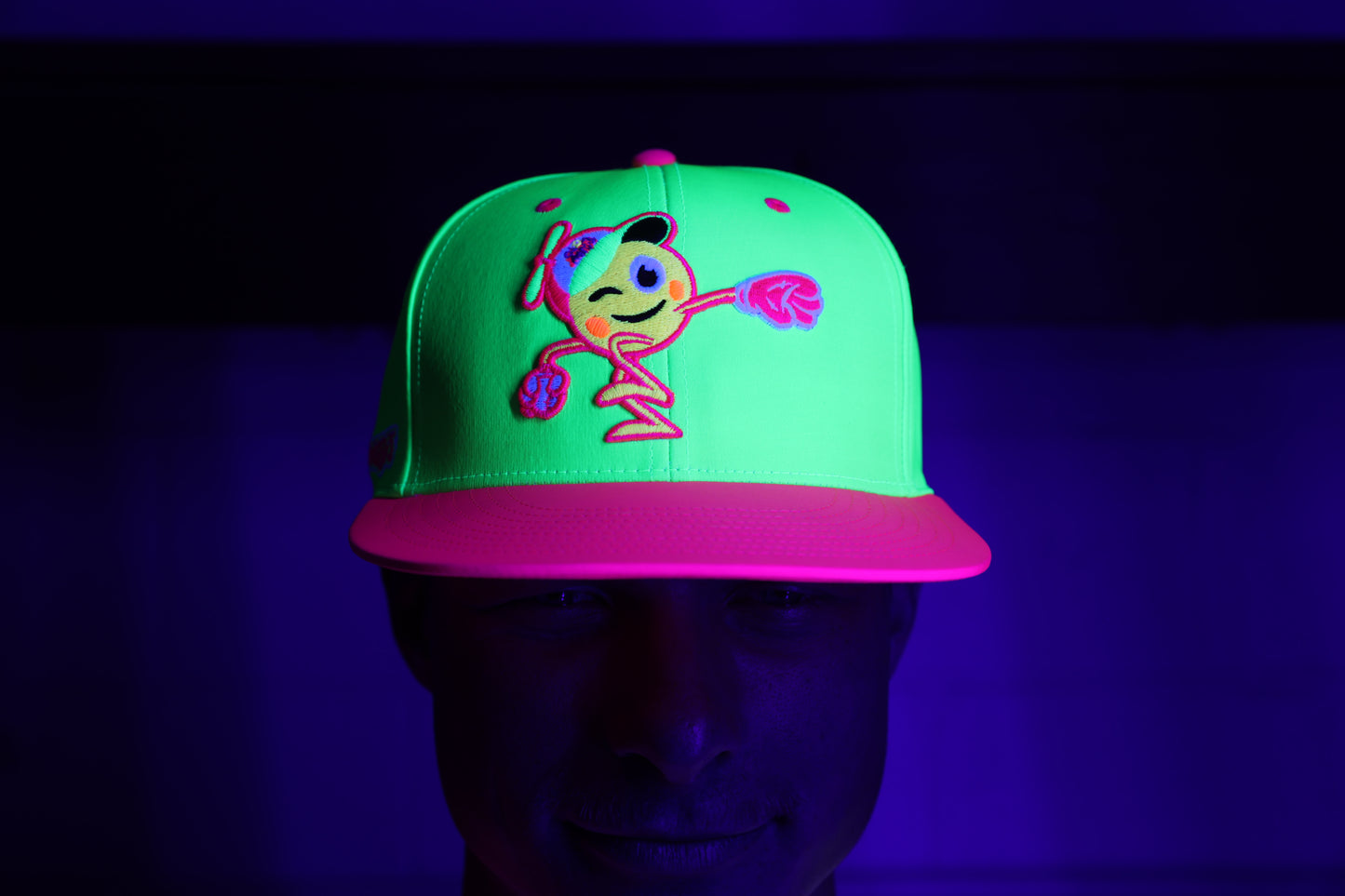 Glow Mojis Lime Green Hat