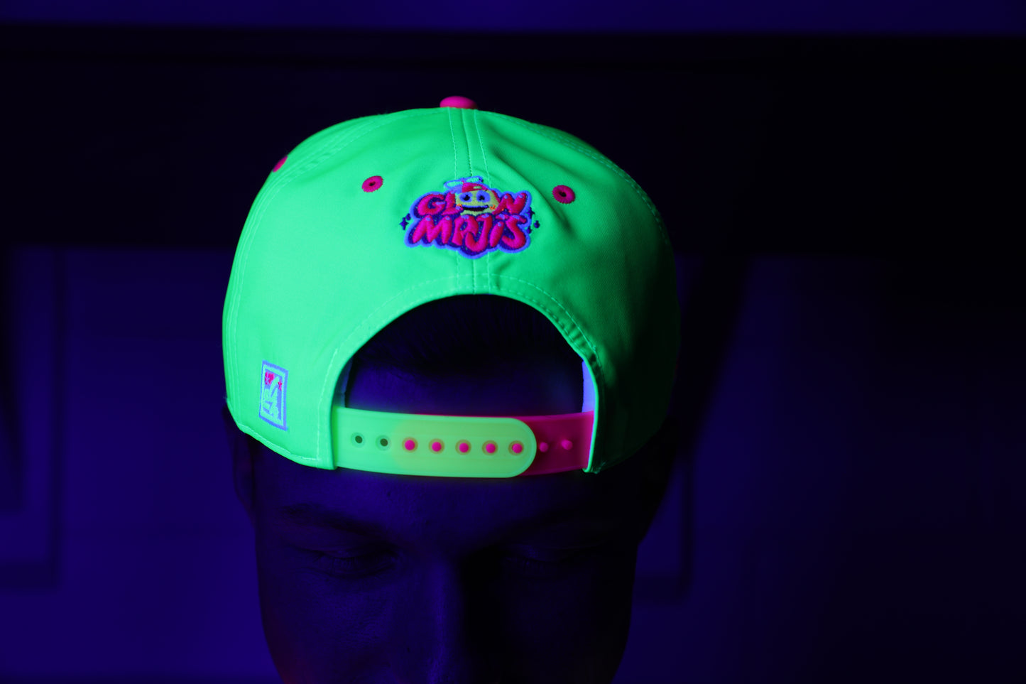 Glow Mojis Lime Green Hat