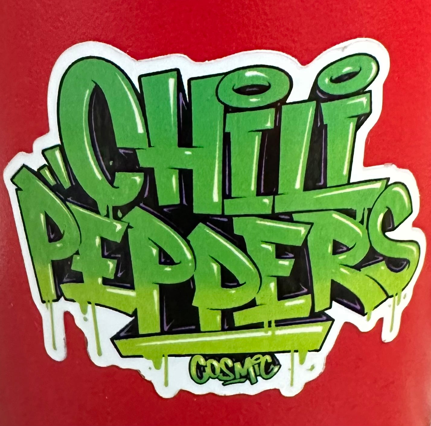 Chili Peppers Cosmic Sticker
