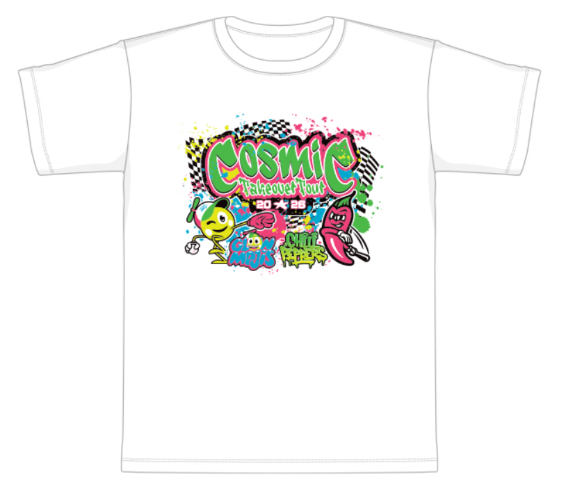 2026 Cosmic Tour Shirt – Cosmic Baseball