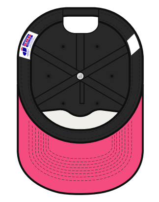 Glow Moji Black Rope Hat