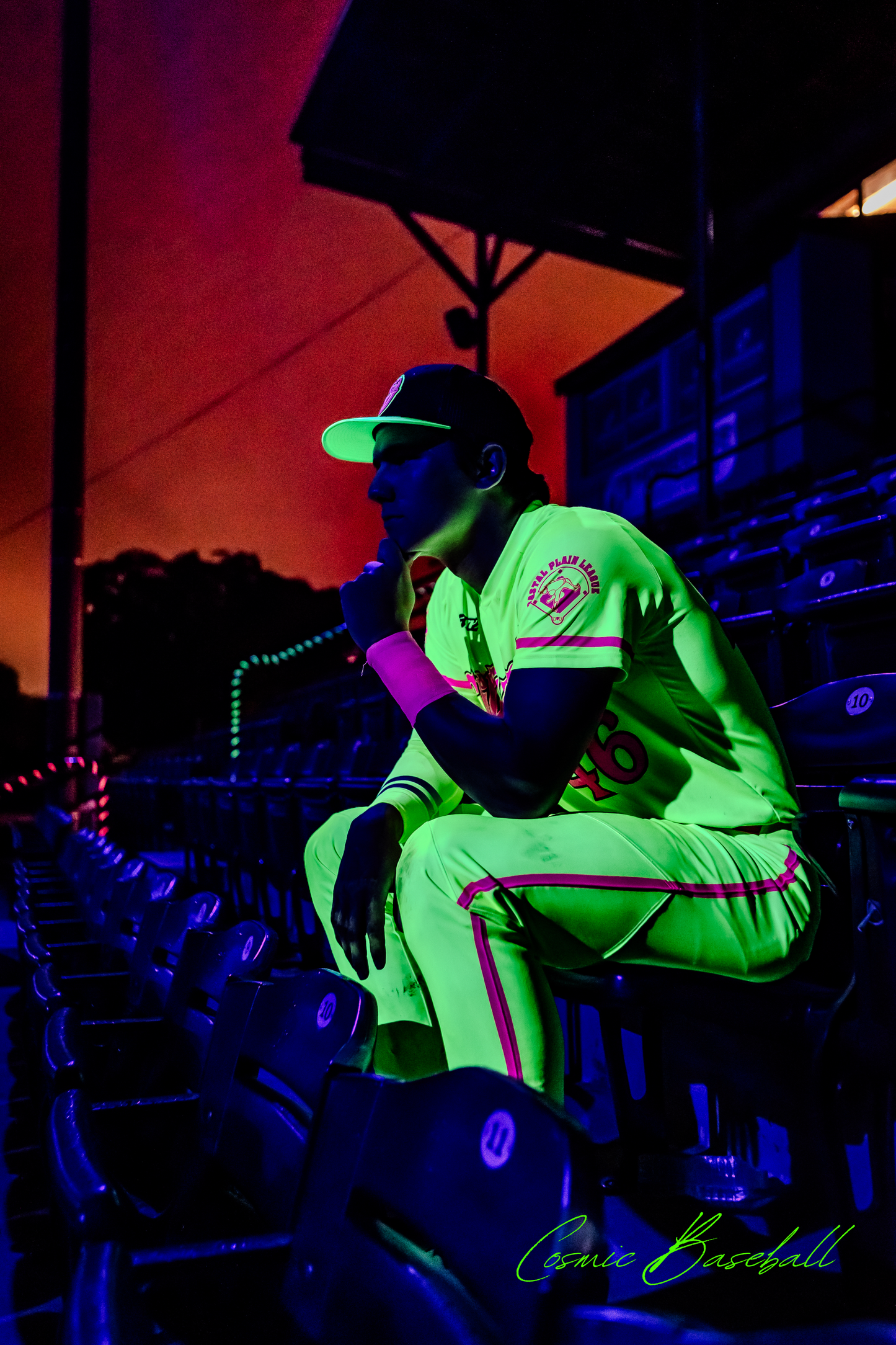 Chili Peppers Green V-neck Jerseys