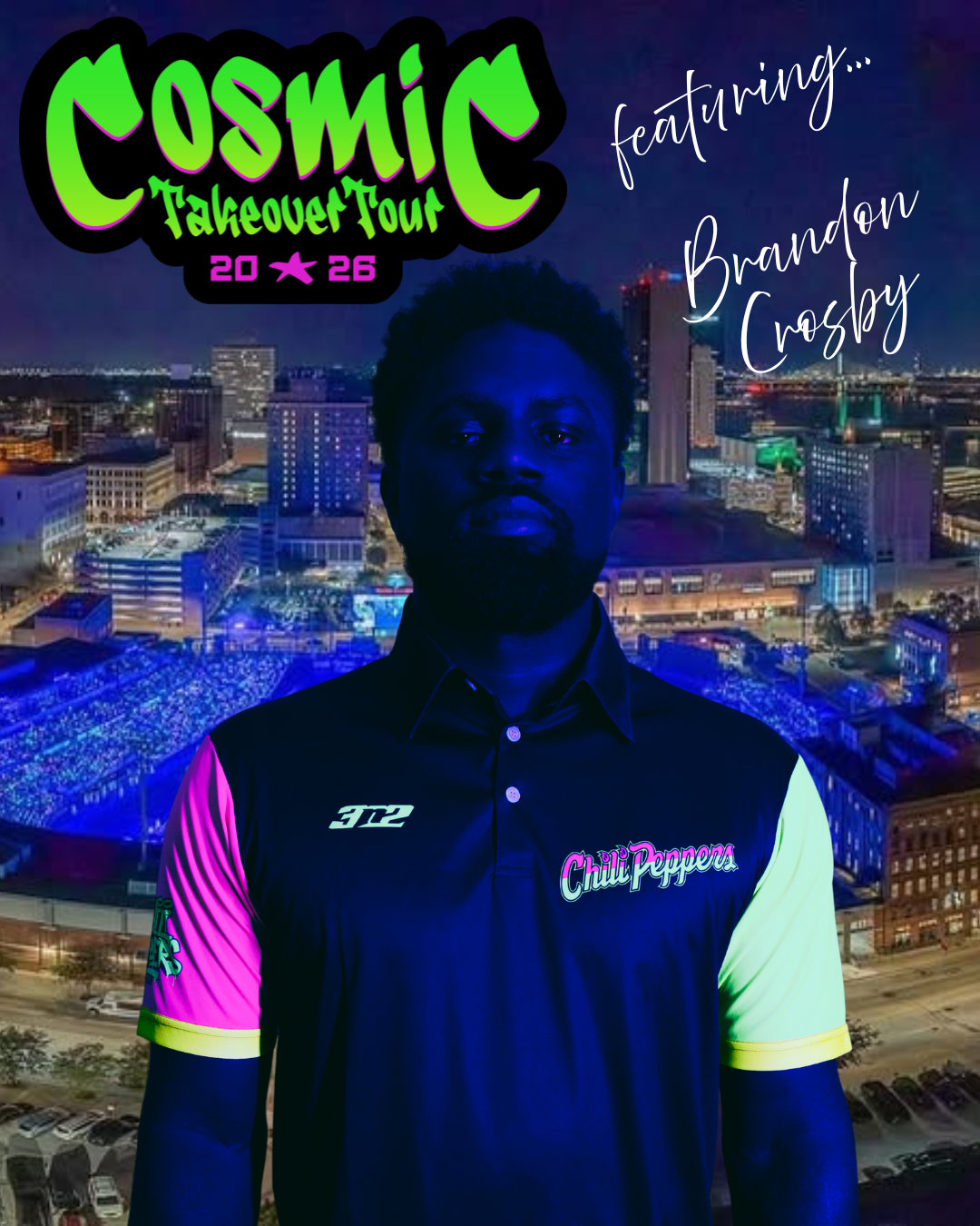 Cosmic Chili Peppers Polo