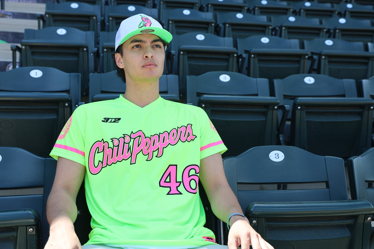 Cosmic Baseball Jersey - Green – Tri-City Chili Peppers