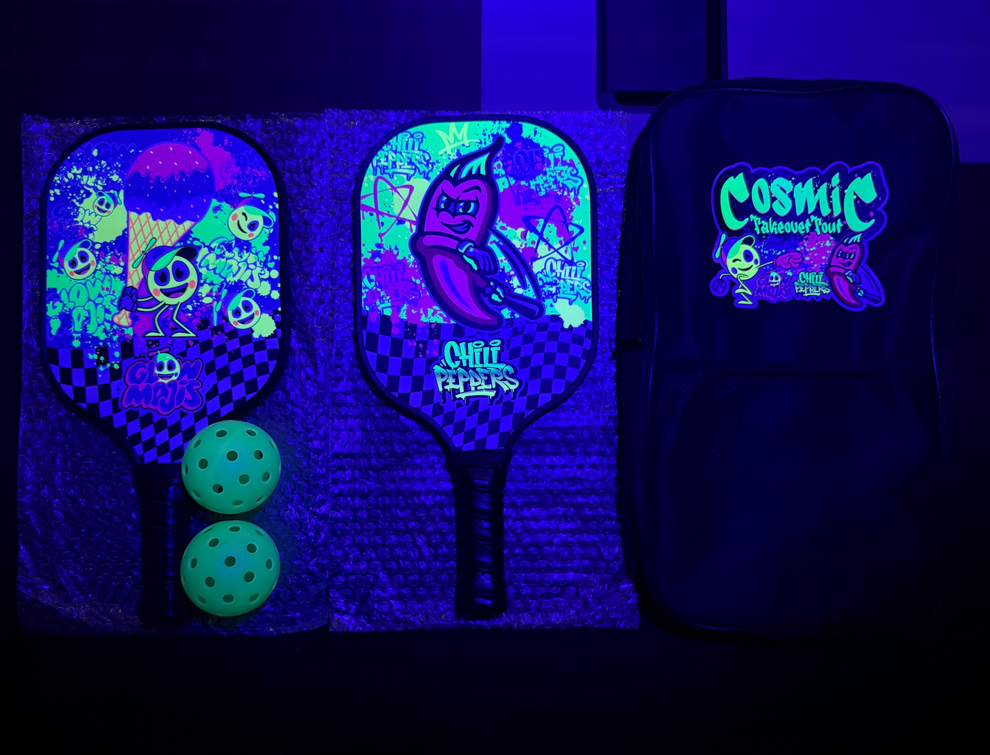 Cosmic Pickle Ball Set