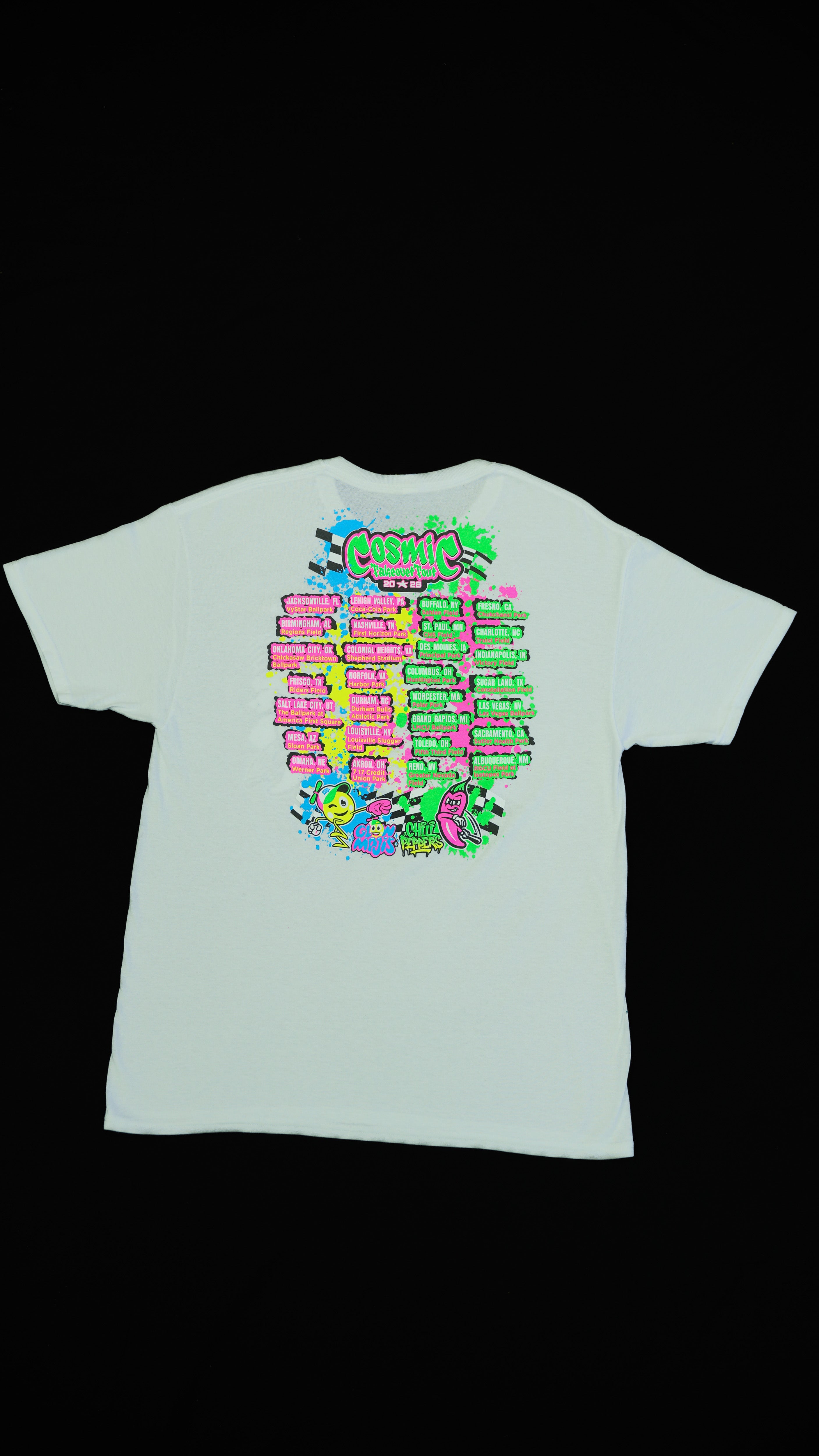 2026 Cosmic Tour Shirt – Cosmic Baseball