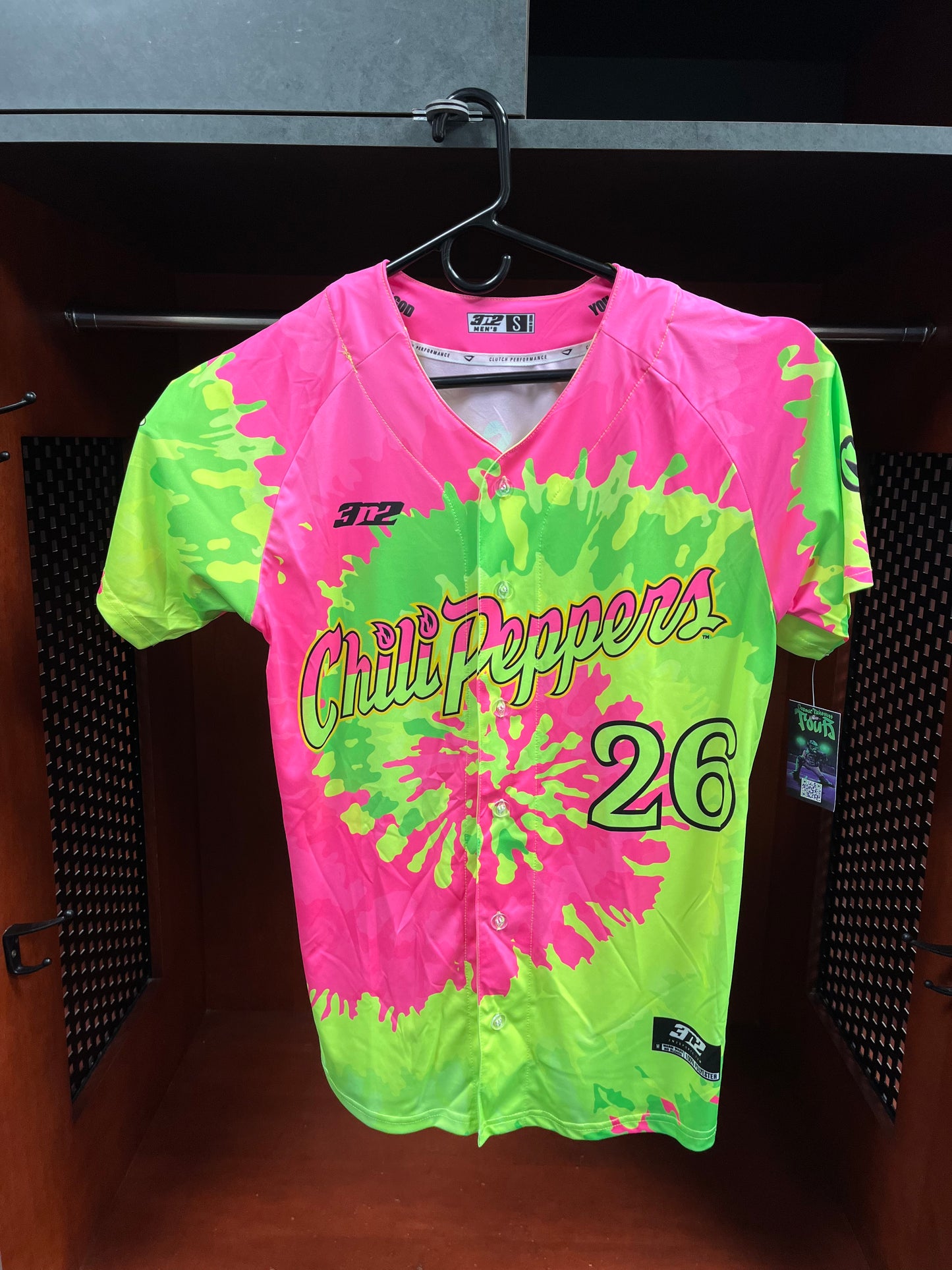 Cosmic Chili Peppers Tie Dye Jersey