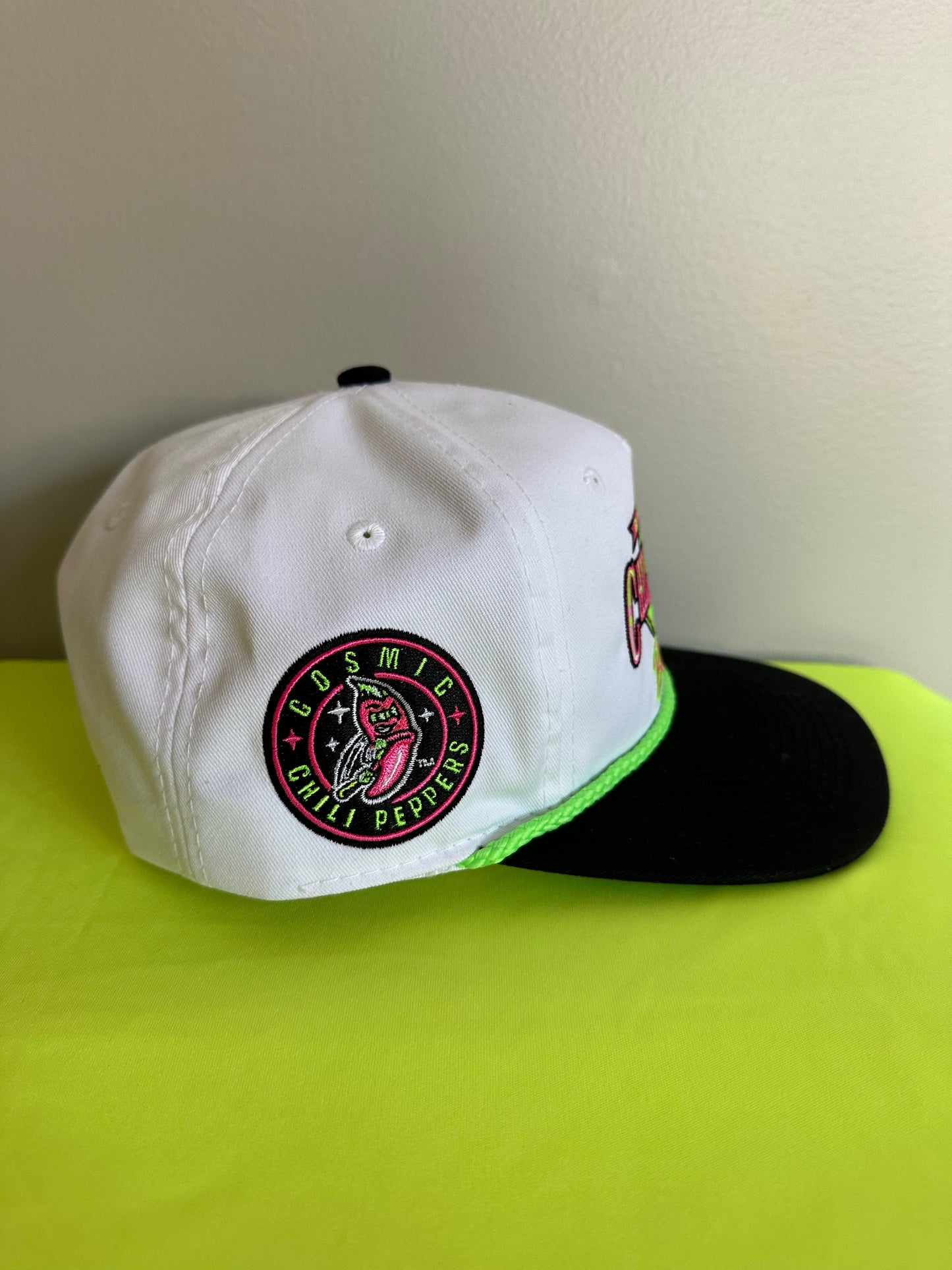 Chili Peppers White Rope Hat