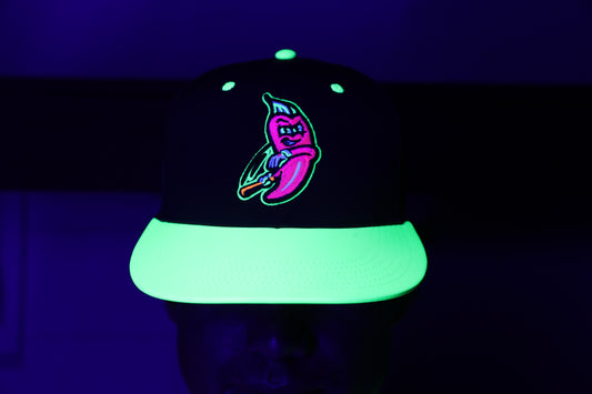 Chili Peppers Black and Green Hat