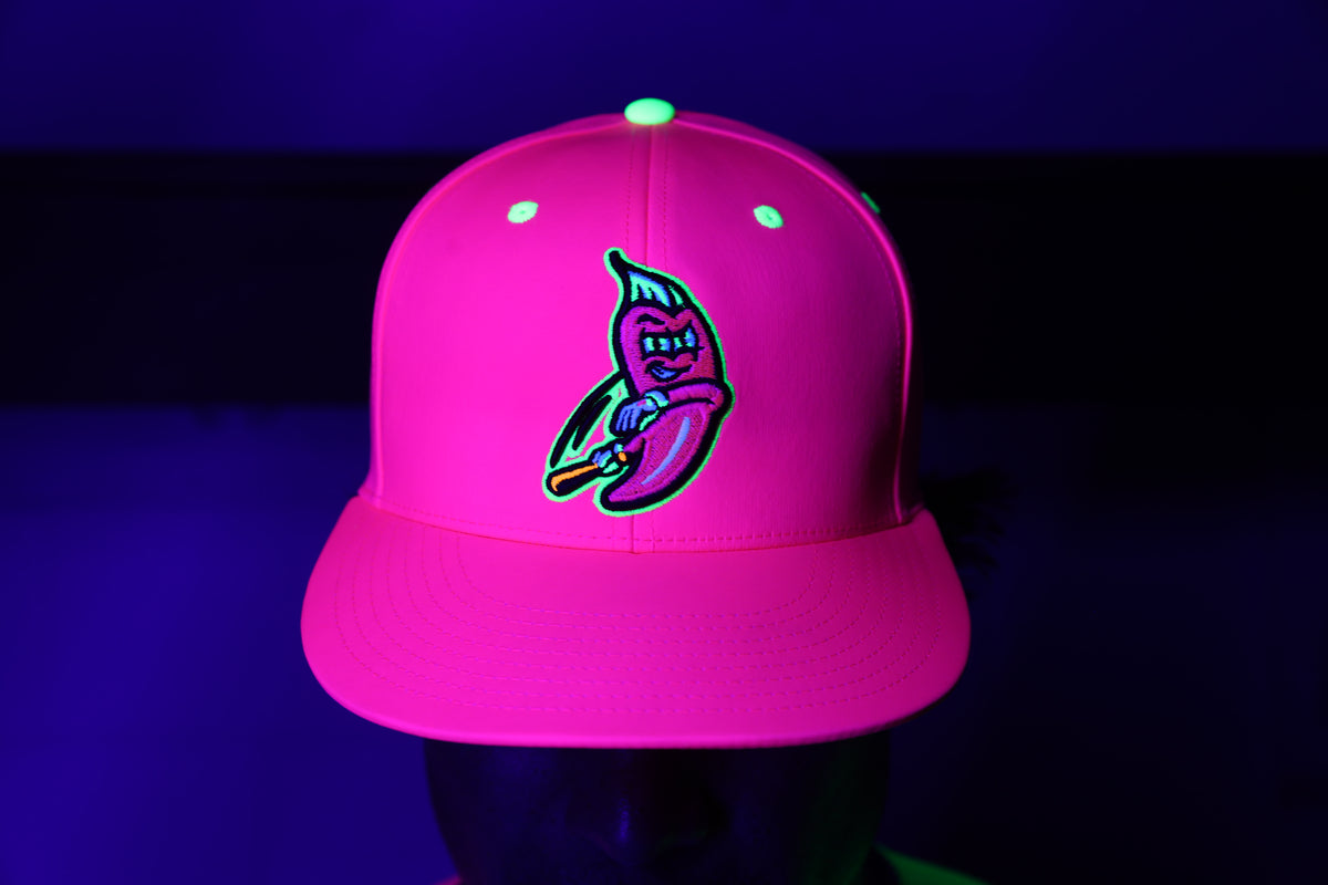 NWT Kate Spade NY Chili Pepper Print Pink Cotton Baseball Cap Designer Hat Chic Kate Spade New York Chilli Peppers Twill Hat Baseball Cap  main image 3