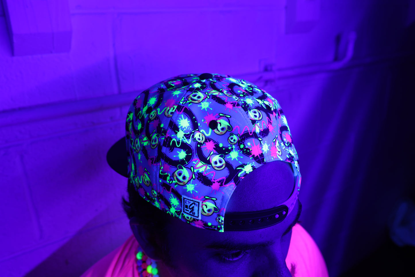 Glow Mojis Throwback Blue Hat