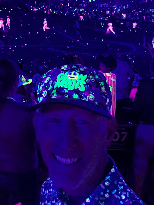 Glow Mojis Throwback Blue Hat