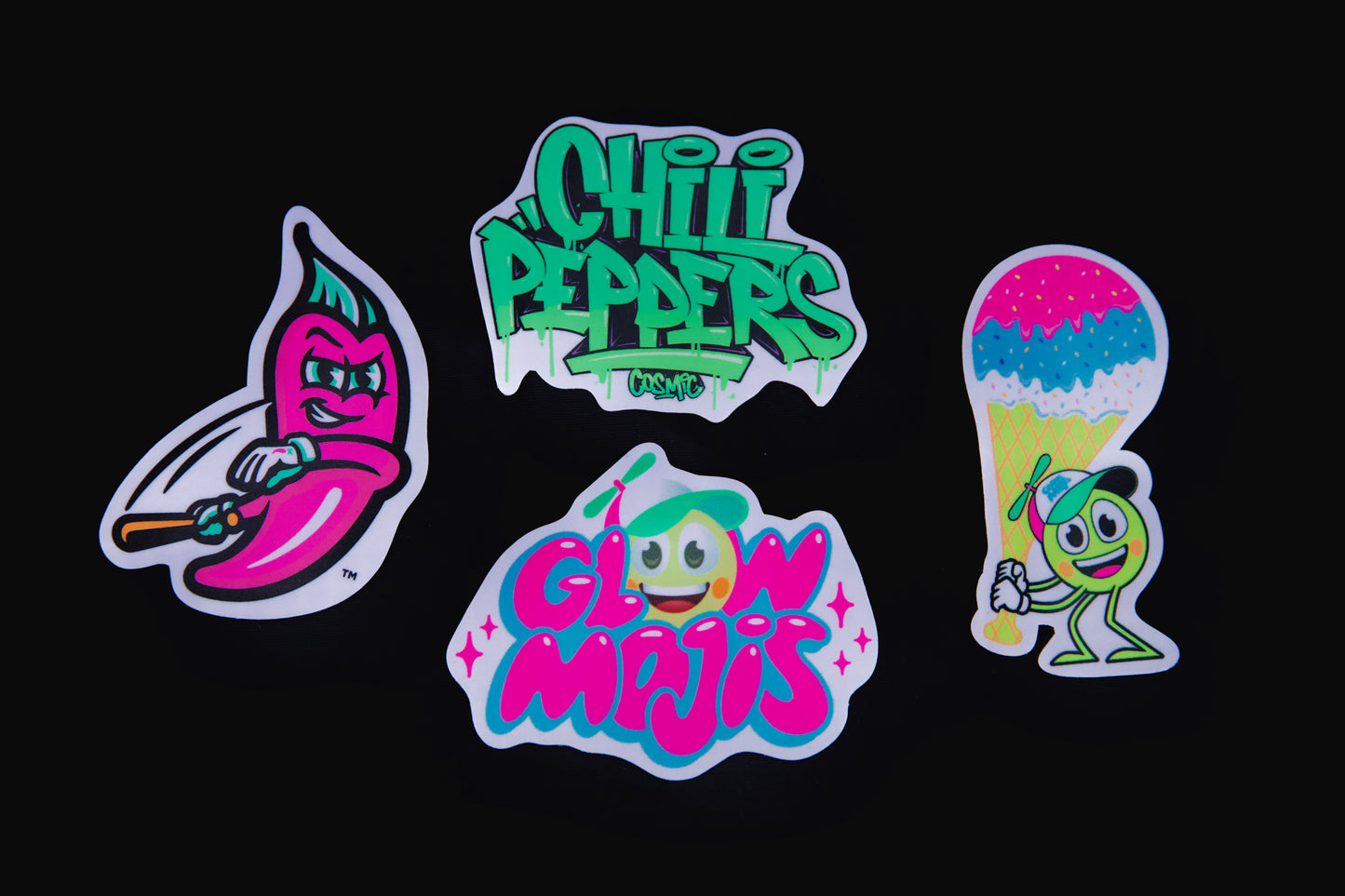 Cosmic Baseball Stickers