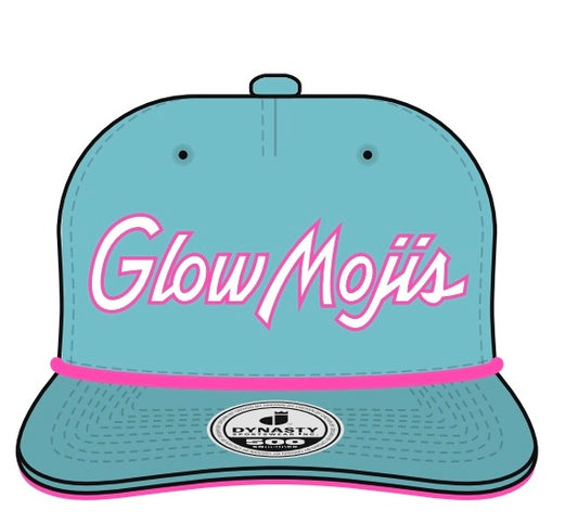 Glow Moji Baby Blue Rope Hat