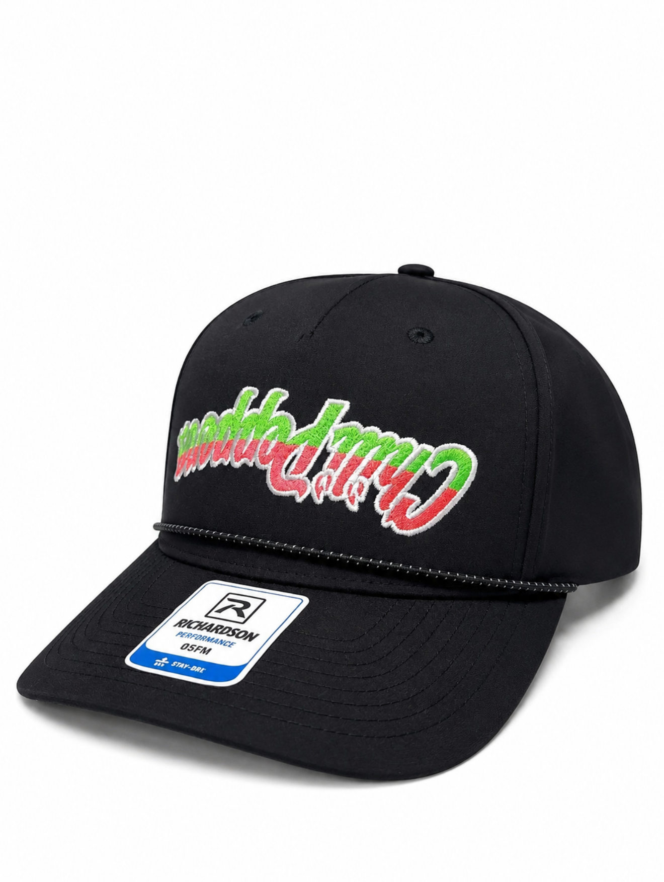 Chili Peppers Black Mesh Snapback Hat