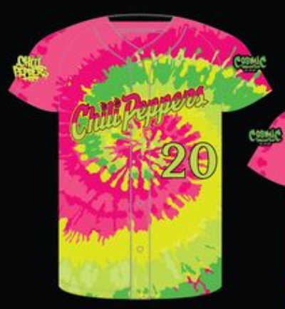 Cosmic Chili Peppers Tie Dye Jersey