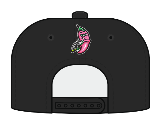 Chili Peppers Black Rope Hat