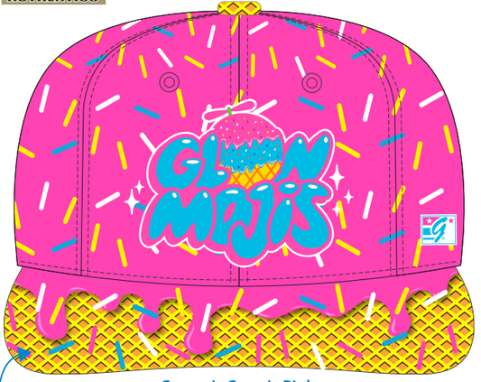 Glow Mojis Ice Cream Hat