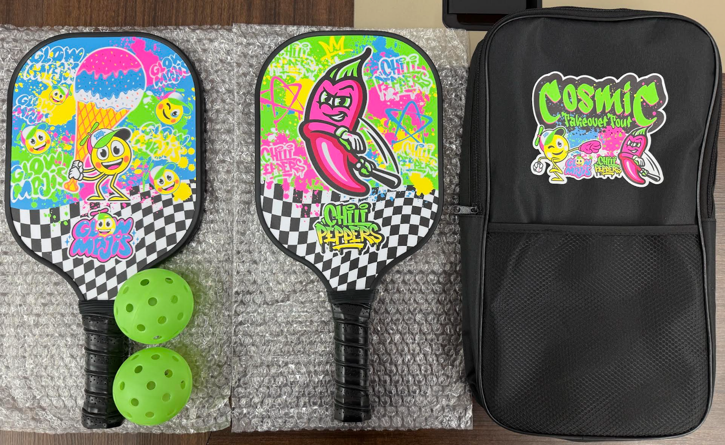 Cosmic Pickle Ball Set