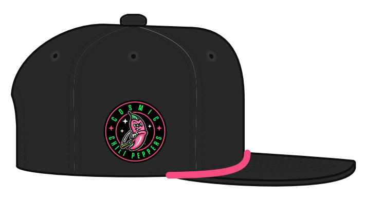 Chili Peppers Black Rope Hat