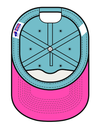 Glow Moji Baby Blue Rope Hat