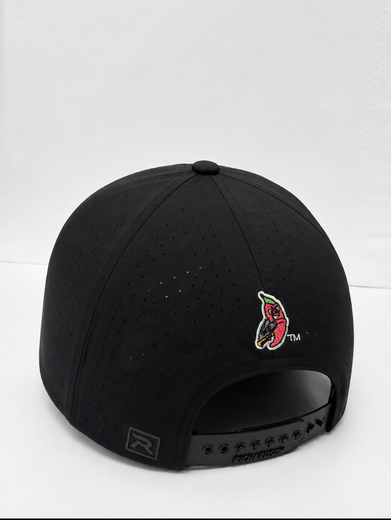 Chili Peppers Black Mesh Snapback Hat