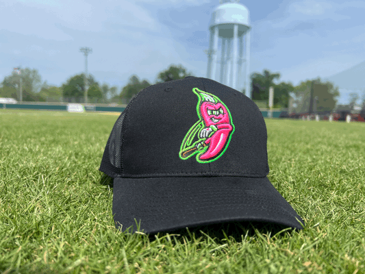 Cosmic Baseball Hat - Black/Glowing Pepper